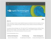 Tablet Screenshot of novapextech.com